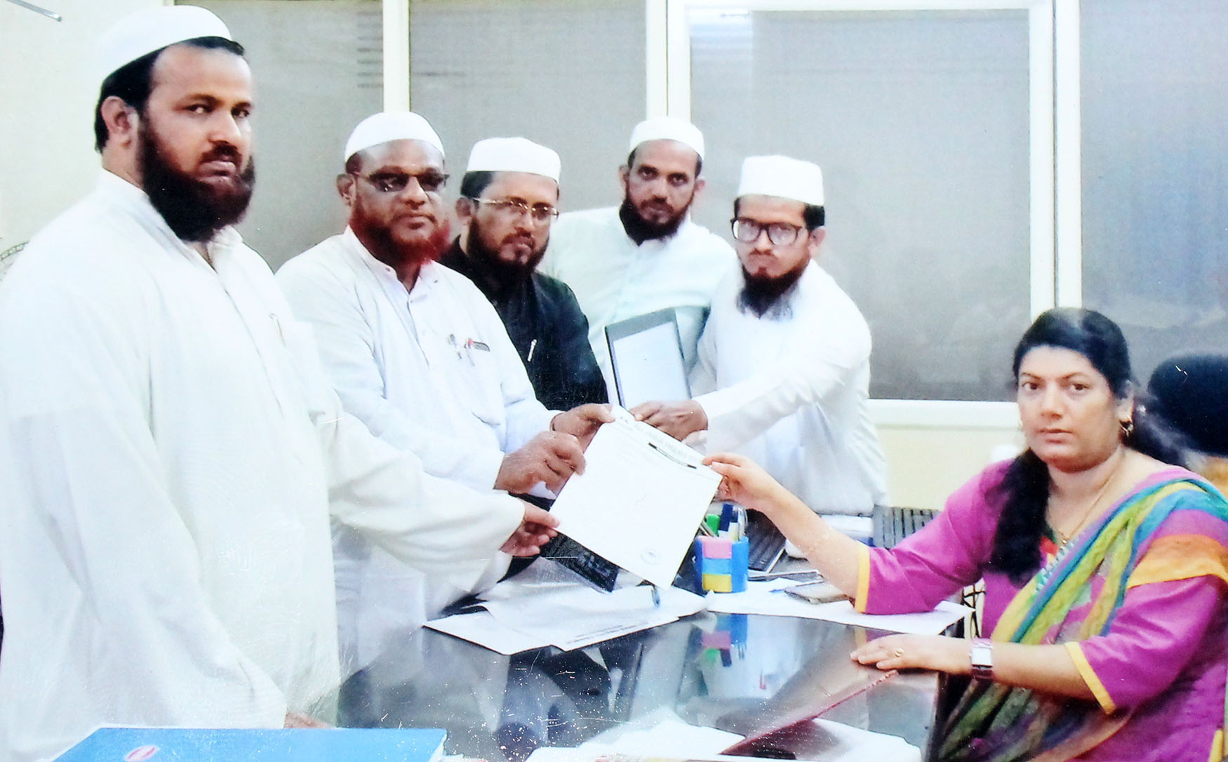 ಬಾಬರಿ ಮಸೀದಿ ಪುನರ್ ನಿರ್ಮಾಣಕ್ಕೆ ಆಗ್ರಹಿಸಿ ಮನವಿ